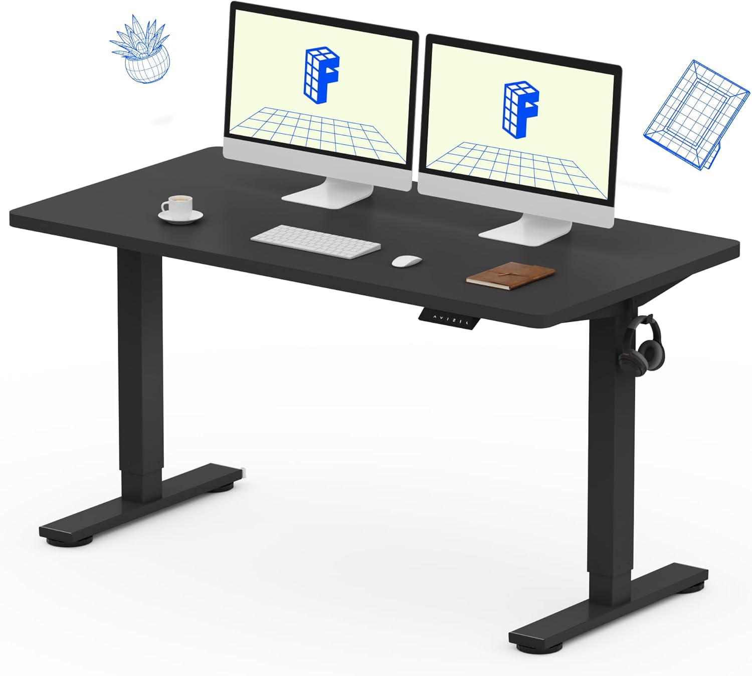 FLEXISPOT EN1 55 inch One-Piece Standing Desk