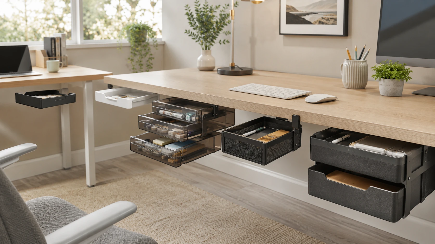Best under desk storage drawers for home offices
